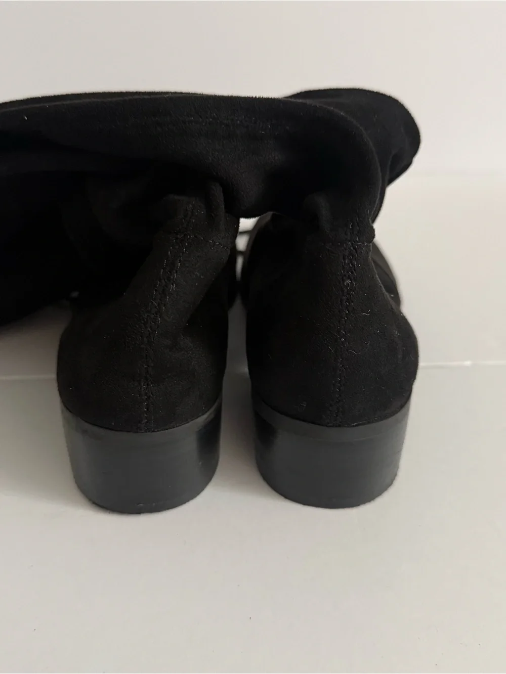 Charles David Black Over-the-Knee Tie-Back Boots